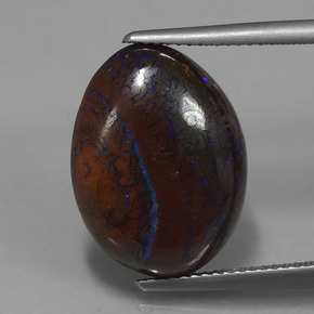 Multicolor Boulder Opal Gem - 11.2ct Fancy Cabochon (ID: 420675)
