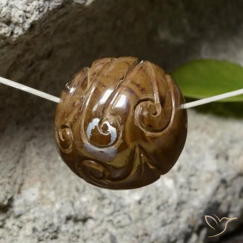 39.95ct Natural Multicolor Boulder Opal, Sphere / Ball, Opaque