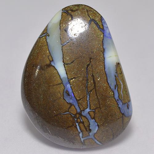 Multicolor Ópalo Boulder Gema - 14.1ct Cabujón Elegante (ID: 522406)