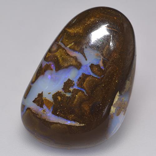 Multicolor Ópalo Boulder Gema - 16ct Cabujón Elegante (ID: 522637)