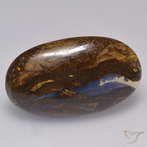 9.66ct Natural Multicolor Boulder Opal, Oval, Opaque