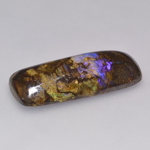 Boulder Opal Gemstone in 22.8 x 9.6 mm Size for Sale, Boulder Opal Stone in Multicolor Color