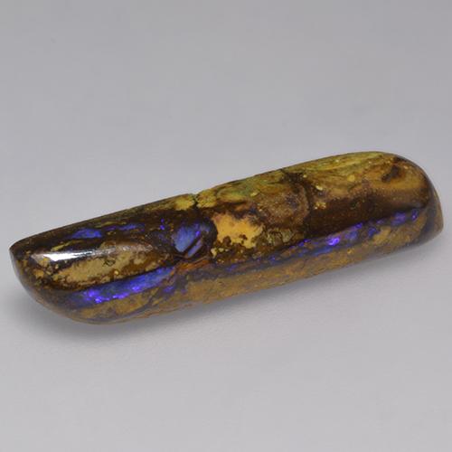 Multicolor Boulder Opal Gem - 10.2ct Fancy Cabochon (ID: 522641)