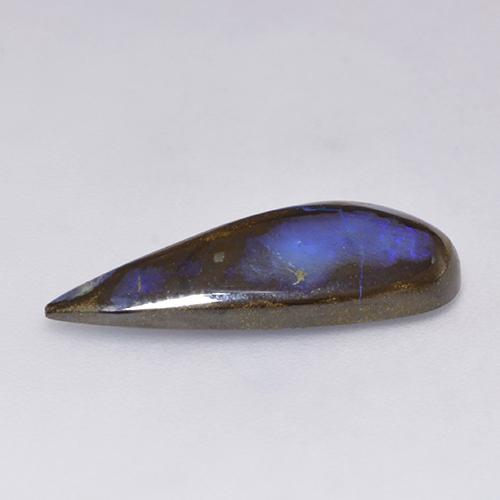 Boulder Opal Gemstone in 9.8 x 7.8 mm Size for Sale, Boulder Opal Stone in Multicolor Color