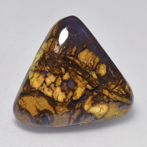 Multicolore Opale macigno Gem - 7.6ct Trillion taglio cabochon (ID: 523135)