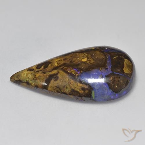 Boulder Opal Gemstone in 27 x 17.2 mm Size for Sale, Boulder Opal Stone in Multicolor Color