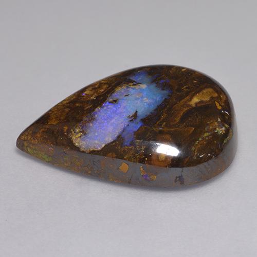 Boulder Opal Gemstone in 20.4 x 16 mm Size for Sale, Boulder Opal Stone in Multicolor Color