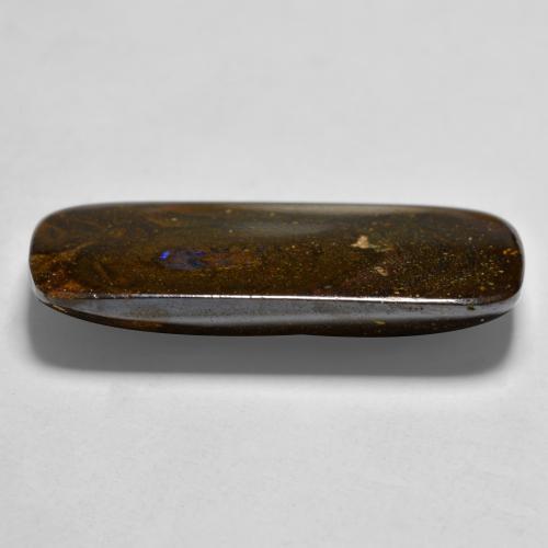 Boulder Opal Gemstone in 22.3 x 10.5 mm Size for Sale, Boulder Opal Stone in Multicolor Color