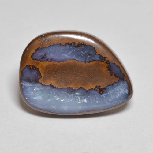 Mehrfarbig Boulder-Opal Edelstein - 7.3ct Ausgefallener Cabochon (ID: 575169)