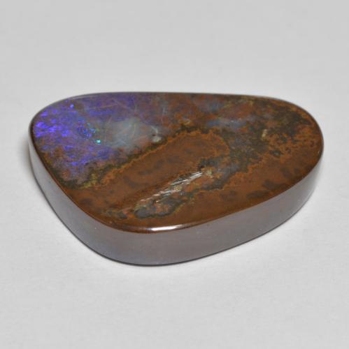 Boulder Opal Gemstone in 20.6 x 15.5 mm Size for Sale, Boulder Opal Stone in Multicolor Color