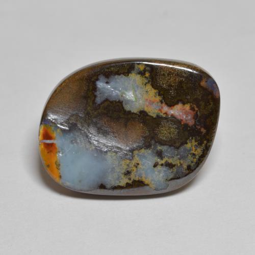 Mehrfarbig Boulder-Opal Edelstein - 12ct Ausgefallener Cabochon (ID: 575173)