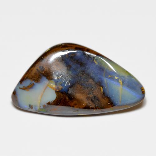 Multicolor Boulder Opal Gem - 30.3ct Fancy Cabochon (ID: 575193)