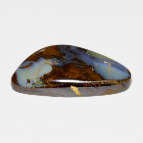 Boulder Opal Gemstone in 31.5 x 17.2 mm Size for Sale, Boulder Opal Stone in Multicolor Color