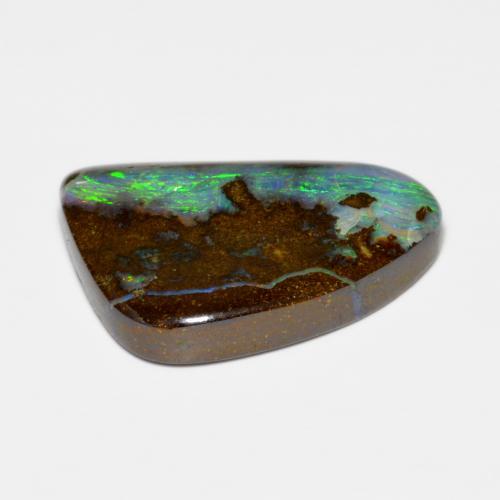 Boulder Opal Gemstone in 19.2 x 13.8 mm Size for Sale, Boulder Opal Stone in Multicolor Color
