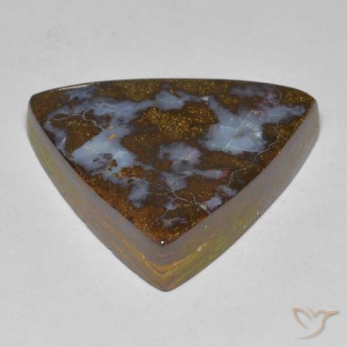 Boulder Opal Gemstone in 22.8 x 21.2 mm Size for Sale, Boulder Opal Stone in Multicolor Color