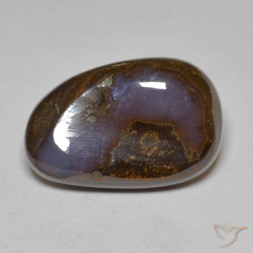 11.61 ct Multicolor Boulder Opal Stone, Natural Boulder Opal in Fancy Cabochon Shape for Sale