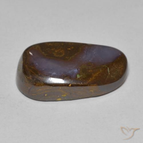 Boulder Opal Gemstone in 18.8 x 12.3 mm Size for Sale, Boulder Opal Stone in Multicolor Color