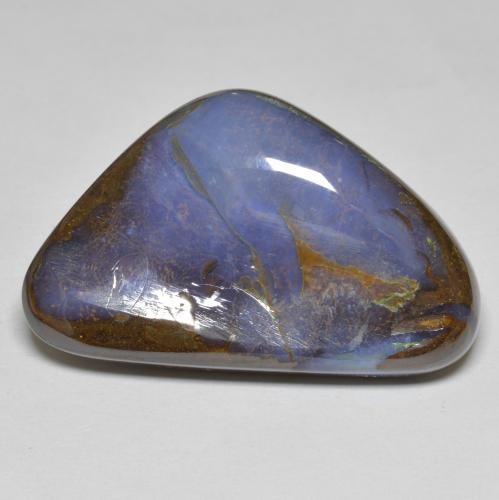 彩色 砾背蛋白石 Gem - 35.2ct 别致的凸面型 (ID: 575223)