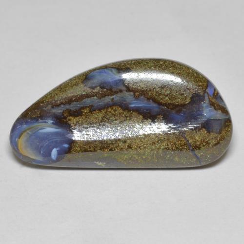 Multicolor Ópalo Boulder Gema - 10.9ct Cabujón Elegante (ID: 575227)