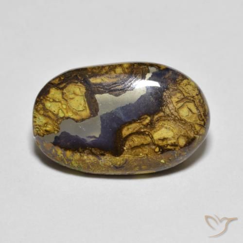 4.31ct Natural Multicolor Boulder Opal, Oval, Translucent