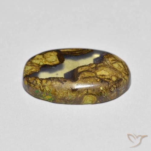 Boulder Opal Gemstone in 15.8 x 10 mm Size for Sale, Boulder Opal Stone in Multicolor Color