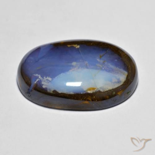 Boulder Opal Gemstone in 19.8 x 13.9 mm Size for Sale, Boulder Opal Stone in Multicolor Color