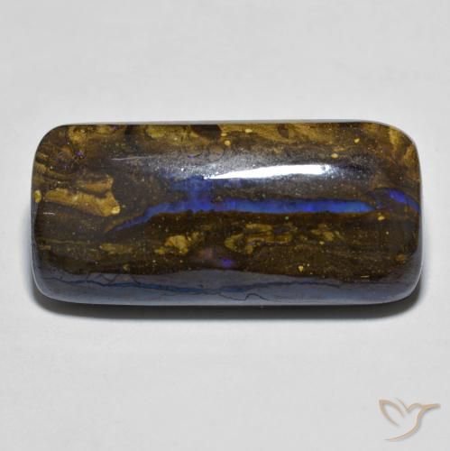 14.28ct Natural Multicolor Boulder Opal, Cushion, Opaque