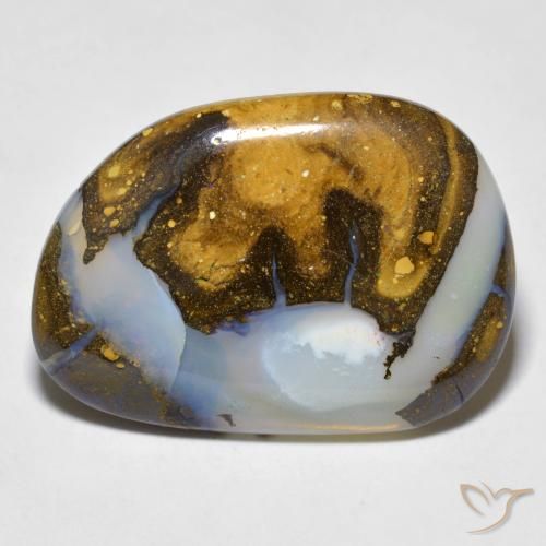 12.38ct Natural Multicolor Boulder Opal, Fancy, Translucent