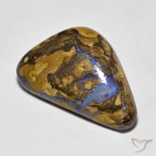 12.51ct Natural Multicolor Boulder Opal, Fancy, Opaque