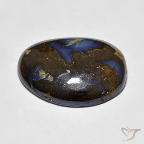 Boulder Opal Gemstone in 18.2 x 14 mm Size for Sale, Boulder Opal Stone in Multicolor Color