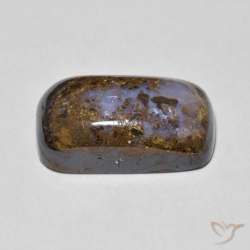Boulder Opal Gemstone in 15.6 x 8.8 mm Size for Sale, Boulder Opal Stone in Multicolor Color