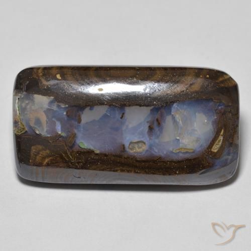 Ópalo Boulder Multicolor Forma Cojín de 23,1 x 12,2mm de Australia, peso de 15.88 ct, piedra preciosa natural No tratado en Opaco Clarity, Ópalo Boulder Cabujón forma Cojín de 1 pieza - Color: Multicolor, dureza Mohs de 5.5 - 6.5, Photo A