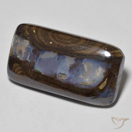 15.88 ct Multicolor Boulder Opal Stone, Natural Boulder Opal in Cushion Cabochon Shape for Sale