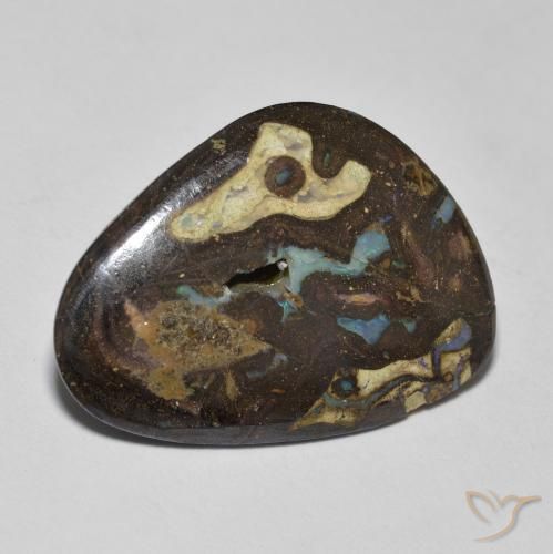 9.26ct Natural Multicolor Boulder Opal, Fancy, Opaque