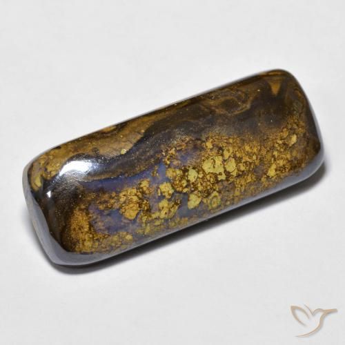 12.72ct Natural Multicolor Boulder Opal, Cushion, Opaque