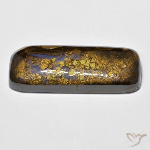 Boulder Opal Gemstone in 24.2 x 9.7 mm Size for Sale, Boulder Opal Stone in Multicolor Color