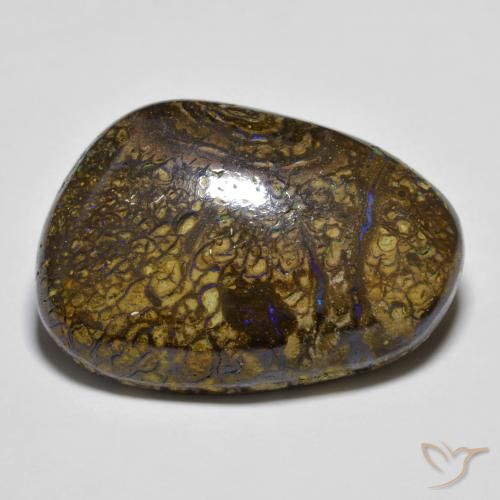 16.83ct Natural Multicolor Boulder Opal, Fancy, Opaque