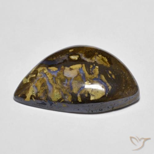 Boulder Opal Gemstone in 20.2 x 13.2 mm Size for Sale, Boulder Opal Stone in Multicolor Color