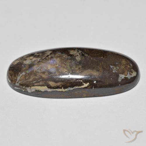 Boulder Opal Gemstone in 30.5 x 13.4 mm Size for Sale, Boulder Opal Stone in Multicolor Color