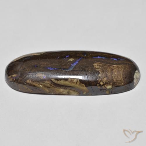 Boulder Opal Gemstone in 31.9 x 12.2 mm Size for Sale, Boulder Opal Stone in Multicolor Color