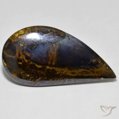 12.25ct Natural Multicolor Boulder Opal, Fancy, Opaque