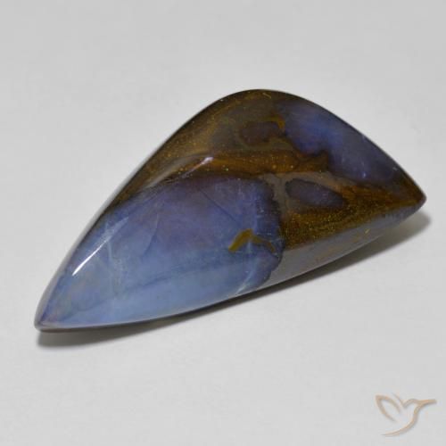 16.81 ct Multicolor Boulder Opal Stone, Natural Boulder Opal in Fancy Cabochon Shape for Sale
