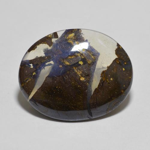 Opale macigno 18,1 x 14,6mm multicolore Ovale cabochon dall'Australia, peso di 6,21 ct, gemma naturale non trattati in purezza Translucent, 1 pezzo Opale macigno - Colore: Multicolore, durezza Mohs di 5,5 - 6,5, Photo A