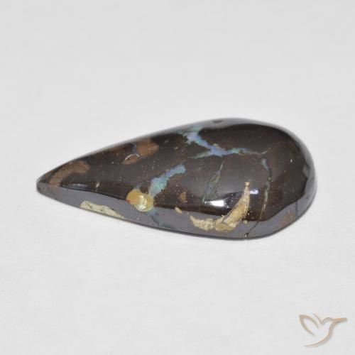 Boulder Opal Gemstone in 19.2 x 11.8 mm Size for Sale, Boulder Opal Stone in Multicolor Color