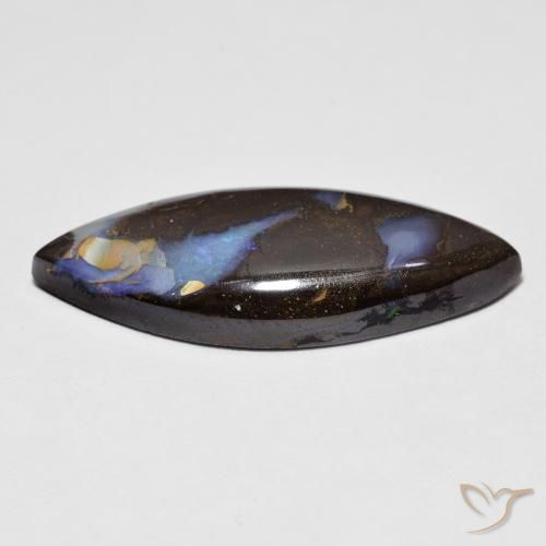 Boulder Opal Gemstone in 25.3 x 10.3 mm Size for Sale, Boulder Opal Stone in Multicolor Color