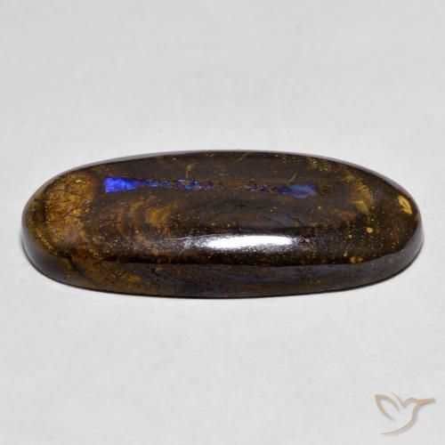 Boulder Opal Gemstone in 26.3 x 11.2 mm Size for Sale, Boulder Opal Stone in Multicolor Color
