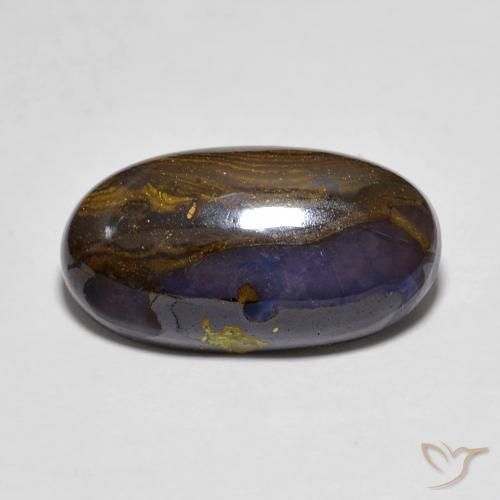 7.95ct Natural Multicolor Boulder Opal, Oval, Opaque