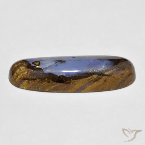 Boulder Opal Gemstone in 23.9 x 8 mm Size for Sale, Boulder Opal Stone in Multicolor Color