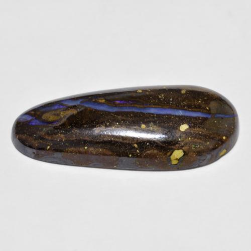 Boulder Opal Gemstone in 26.3 x 11.3 mm Size for Sale, Boulder Opal Stone in Multicolor Color