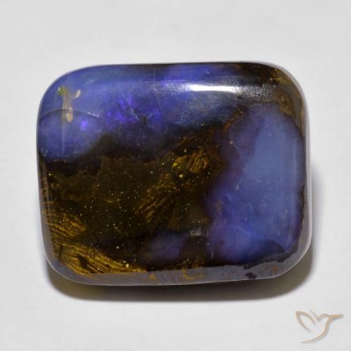 19.27カラットのクッションボルダーオパール、18.8 x 15.3mm、オーストラリア産, Photo A